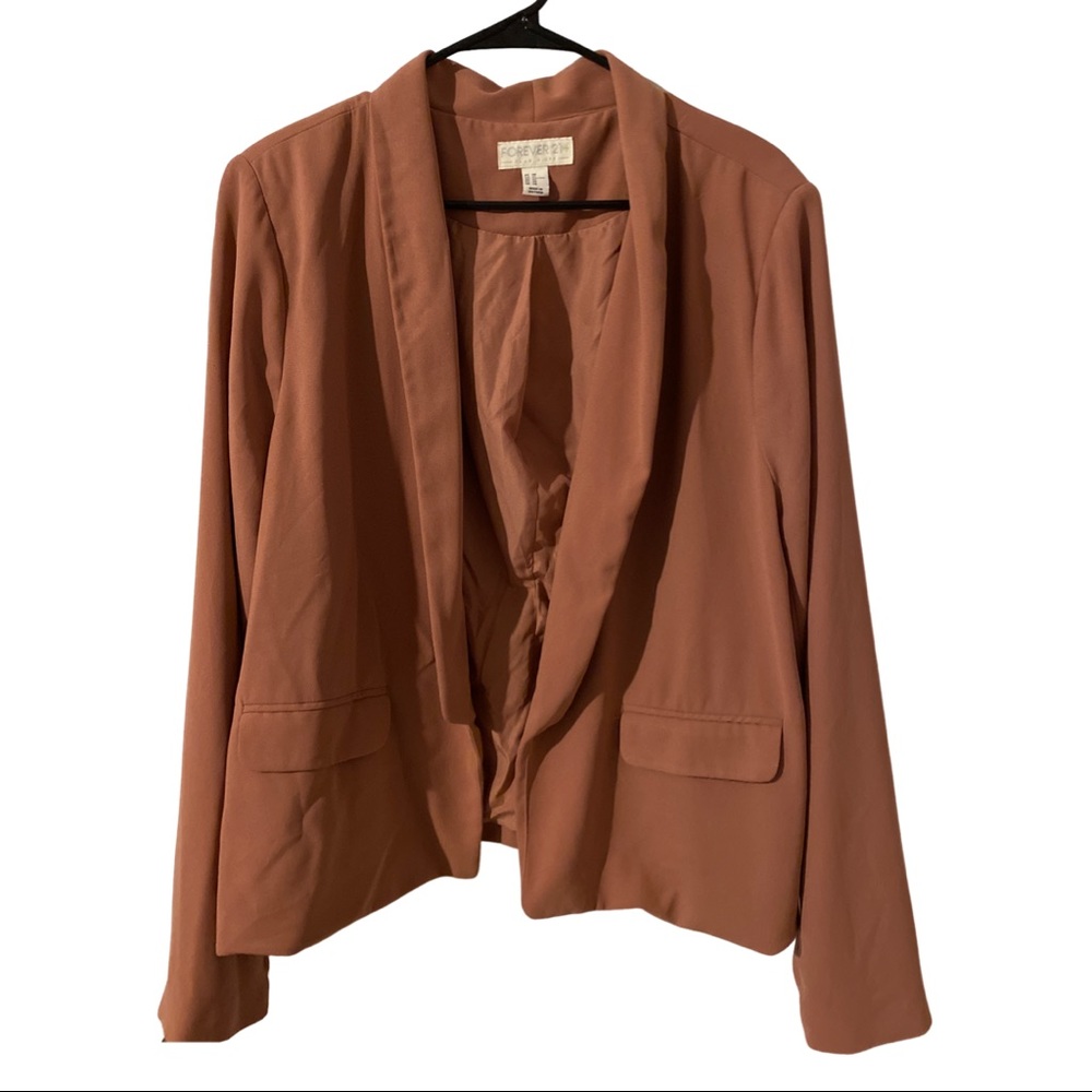 Forever 21+ Mauve/Salmon colored Suit Jacket